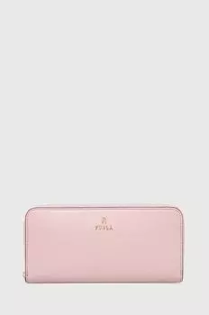 Кожаный кошелек Furla, розовый