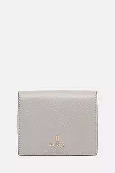 Кожаный кошелек Furla, серый