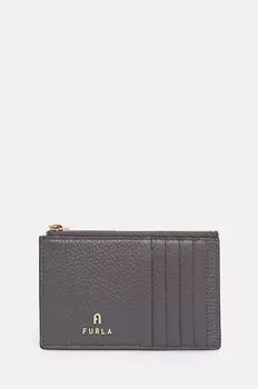 Кожаный кошелек Furla, серый