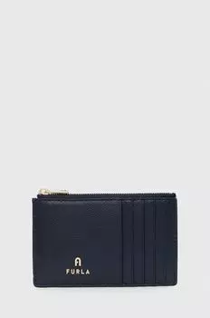 Кожаный кошелек Furla, темно-синий