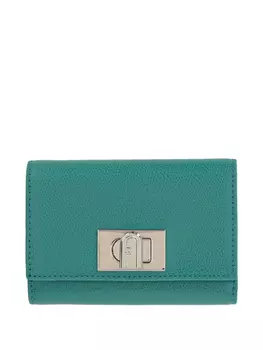 Кожаный кошелек Furla, зеленый