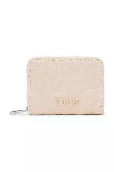 Кожаный кошелек Greta Tous, бежевый