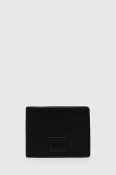 Кожаный кошелек HUGO Hugo, черный