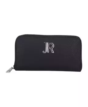 Кожаный кошелек It с чеканной фактурой John Richmond, черный