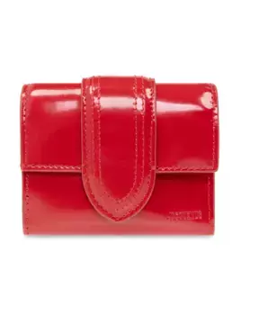 Кожаный кошелек Jacquemus, красный