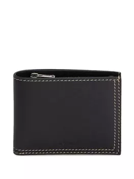 Кожаный кошелек Jil Sander, черный
