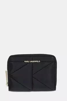 Кожаный кошелек Karl Lagerfeld, черный