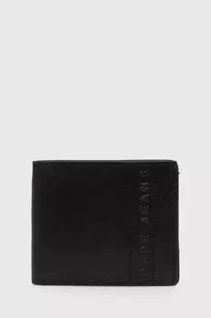 Кожаный кошелек KELIAN WALLET Pepe Jeans, черный