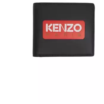 Кожаный кошелек Kenzo, черный