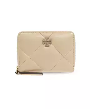 Кожаный кошелек Кира Tory Burch, бежевый