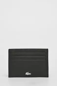 Кожаный кошелек Lacoste, коричневый