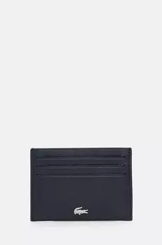 Кожаный кошелек Lacoste, темно-синий