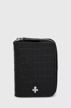 Кожаный кошелек Lilou, черный