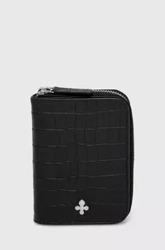 Кожаный кошелек Lilou, черный