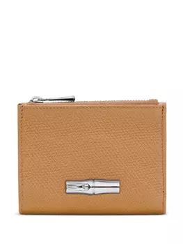 Кожаный кошелек Longchamp, оранжевый