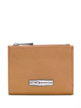 Кожаный кошелек Longchamp, оранжевый