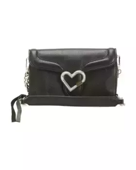 Кожаный кошелек Lovers Lane на цепочке Aimee Kestenberg, черный