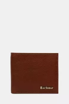 Кожаный кошелек Lunan Leather Billfold Wallet Barbour, коричневый