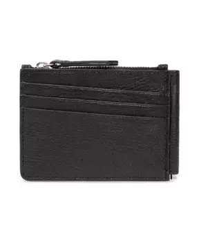 Кожаный кошелек Maison Margiela, черный