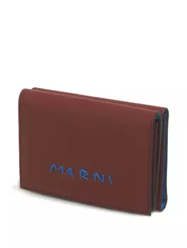 Кожаный кошелек Marni, красный
