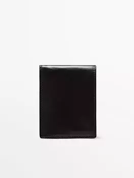 Кожаный кошелек Massimo Dutti, коричневый