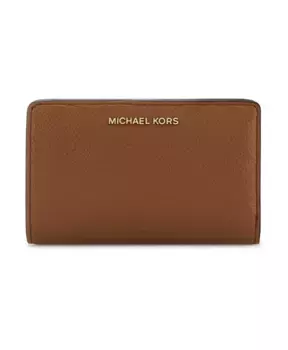 Кожаный кошелек Michael Kors, коричневый
