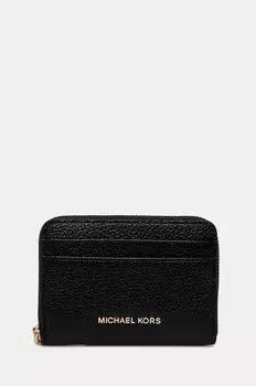 Кожаный кошелек Michael Michael Kors, черный