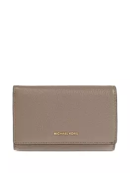 Кожаный кошелек Michael Michael Kors, коричневый