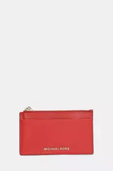 Кожаный кошелек MICHAEL Michael Kors, красный