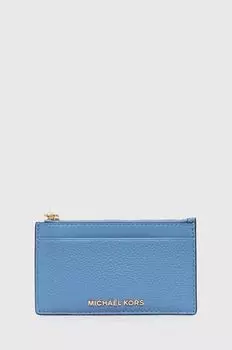 Кожаный кошелек MICHAEL Michael Kors, синий