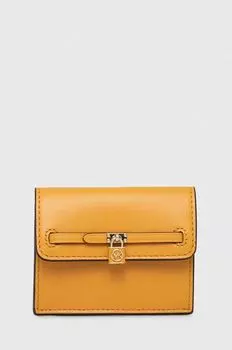 Кожаный кошелек MICHAEL Michael Kors, желтый