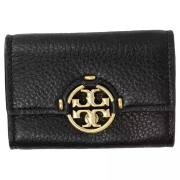 Кожаный кошелек Miller Tory Burch, черный