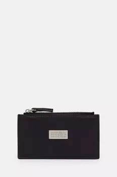 Кожаный кошелек MM6 Maison Margiela, черный
