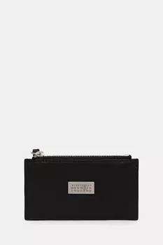 Кожаный кошелек Mm6 Maison Margiela, черный