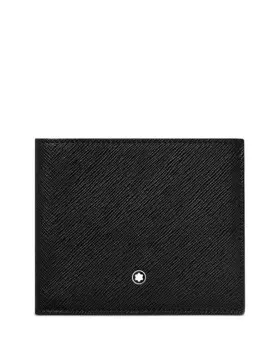 Кожаный кошелек Montblanc Sartorial двойного сложения, черный