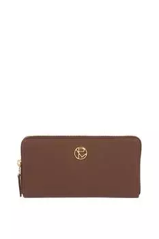Кожаный кошелек "Ним" Pure Luxuries London, коричневый
