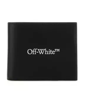 Кожаный кошелек Off White, черный