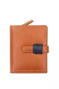 Кожаный кошелек "Orchard" тройного сложения PRIMEHIDE, коричневый