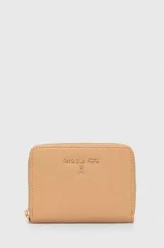 Кожаный кошелек Patrizia Pepe, бежевый