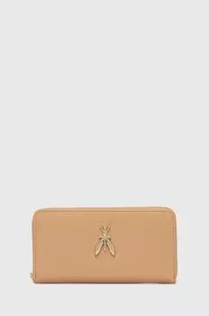 Кожаный кошелек Patrizia Pepe, бежевый