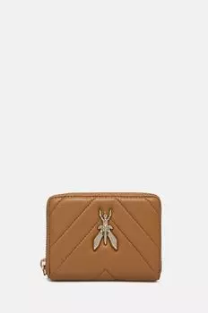 Кожаный кошелек Patrizia Pepe, бежевый