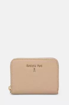 Кожаный кошелек Patrizia Pepe, бежевый