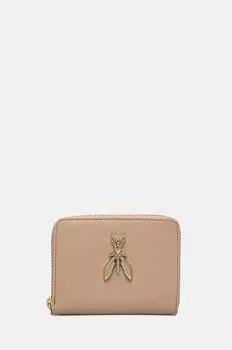 Кожаный кошелек Patrizia Pepe, бежевый
