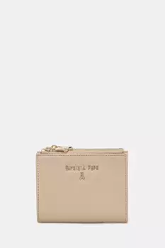 Кожаный кошелек Patrizia Pepe, бежевый