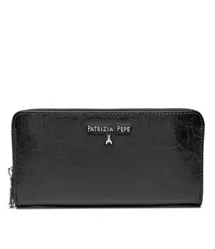 Кожаный кошелек Patrizia Pepe, черный