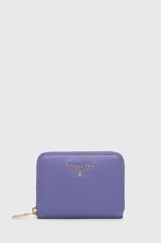 Кожаный кошелек Patrizia Pepe, фиолетовый