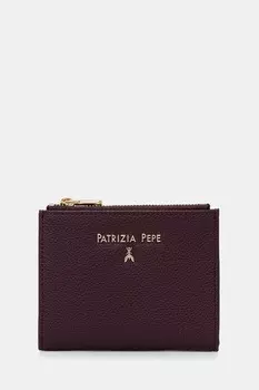 Кожаный кошелек Patrizia Pepe, фиолетовый