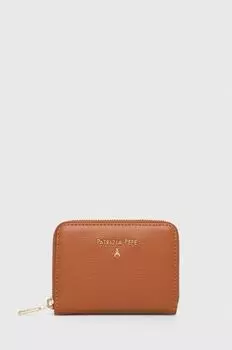 Кожаный кошелек Patrizia Pepe, коричневый