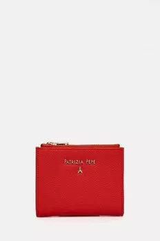 Кожаный кошелек Patrizia Pepe, красный