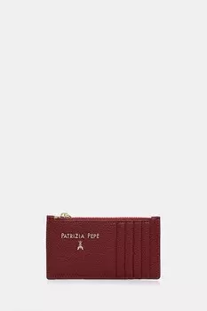 Кожаный кошелек Patrizia Pepe, красный